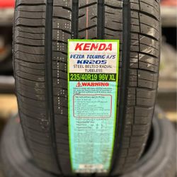 New Set Of (4) 235/40R19 Kenda Vezda A/S All Season Tires For Sale