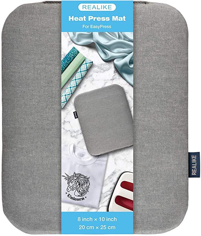 Heat Press Mat for Cricut EasyPress Machines(8x10 inch), Easy Press Mat for HTV Craft Vinyl Ironing Insulation Transfer Projects