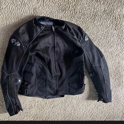 Joe Rocket Padded Motorcycle Jacket  (Size=Large)