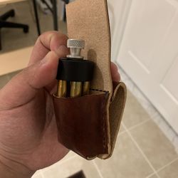 Handmade Leather Revolver Speed Loader Pouch