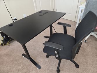 Bundle - Desk, Chair, Light