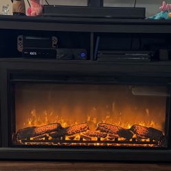 Led Fireplace Tv Stand Combo With Heat