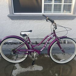 Women's 26" Purple Kulana Beach Cruiser Bike 