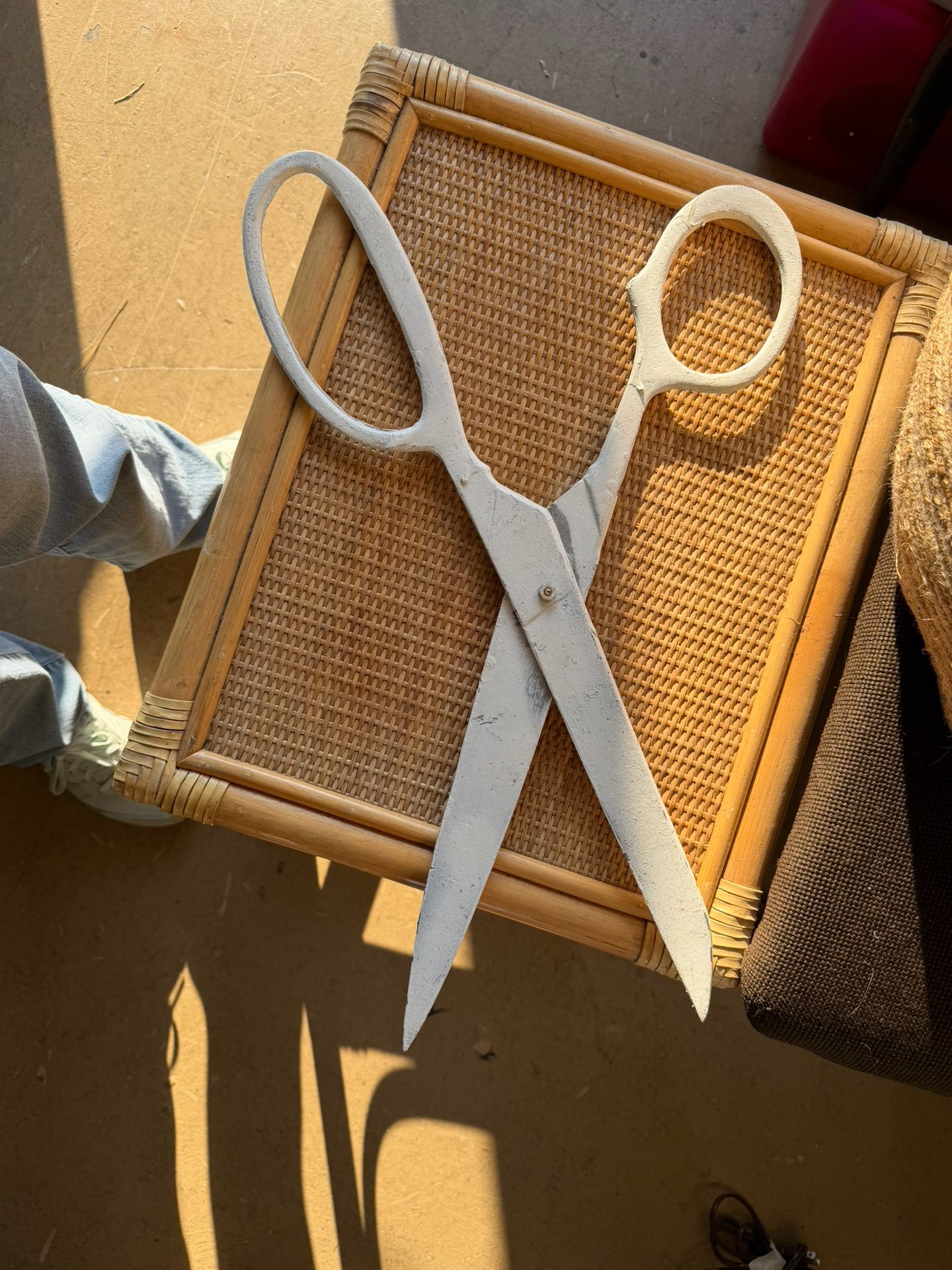 3 Foot Long Metal Scissors, Wall Decor, Great For A Crafter To Put On Their Wall In Their Office