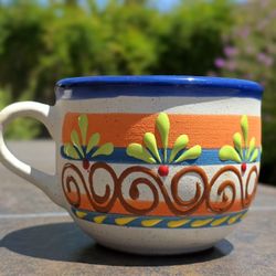 Colorful Hand Crafted Ceramic Mug