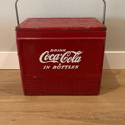 Vintage/ Antique Coca Cola / Coke Cooler Ice Chest 