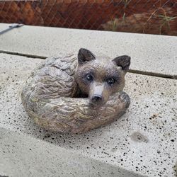 CEMENT FOX STATUE $40 EACH