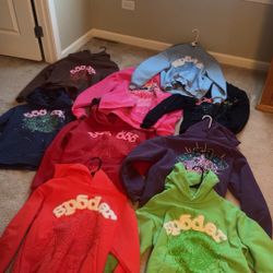 Sp5der Hoodies Small