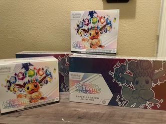 Pokémon Prismatic Evolutions- ETB and SPC