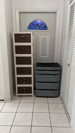 Plastic Storage Locker and Drawer Combo $59