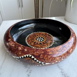 Ornate Decorative Painted Bowl