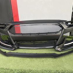 For 2018-2023 Ford Mustang GT500 Style Front Bumper Kit Conversion replacement