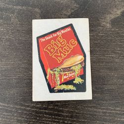 1974 Topps Wacky Packages Series 7 #1 Big Muc Hamburger VG/EX