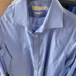 Michael Kors Blue Dress Shirt