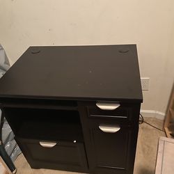 HP wood Computer Desk… Great Condition