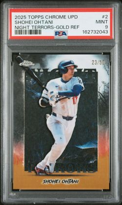 2025 Topps Night Terrors Shohei Ohtani Gold /50