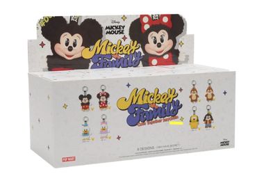 Mickey Family Cute Together Keychain Series Figures