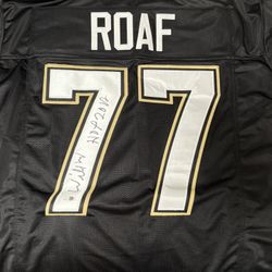 🏈 WILLIE ROAF AUTOGRAPHED SAINTS JERSEY – HOF 2012 🏈