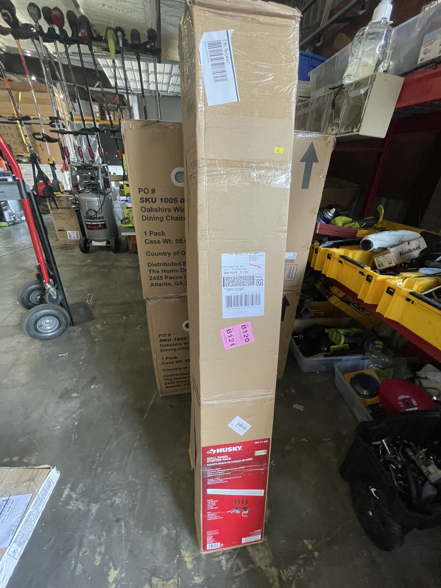 Husky Garage Slat Wall Starter Kit (8-Piece)
