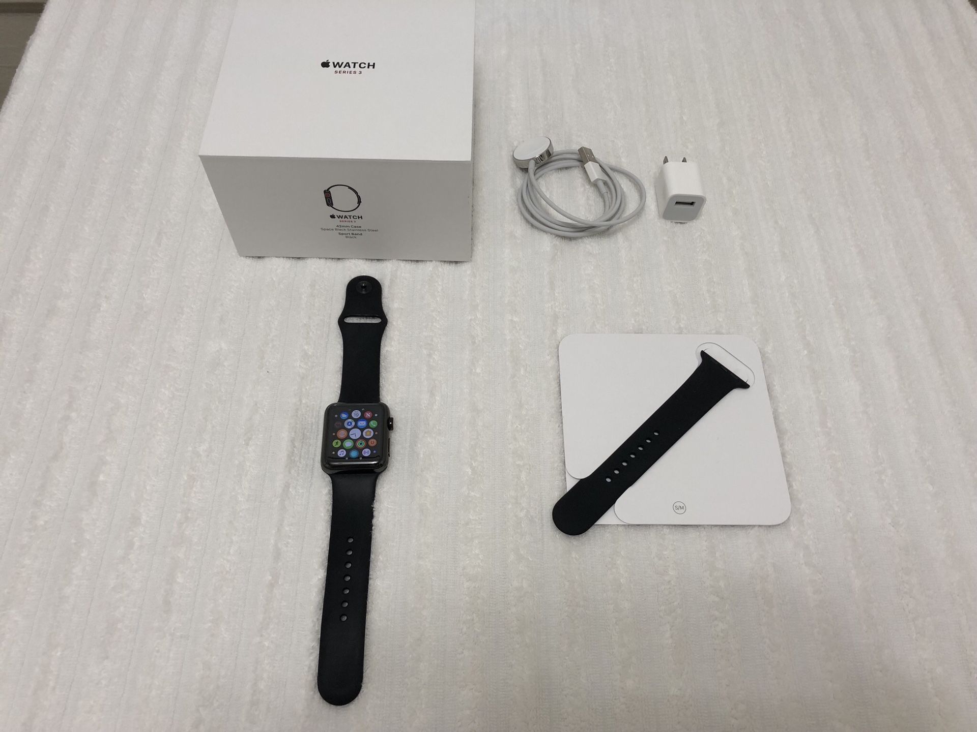 APPLE WATCH SERIES 3 (GPS + CELL) (STAINLESS STEEL) 42MM