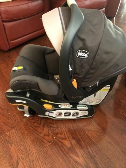 Chicco infant car seat w base and stroller