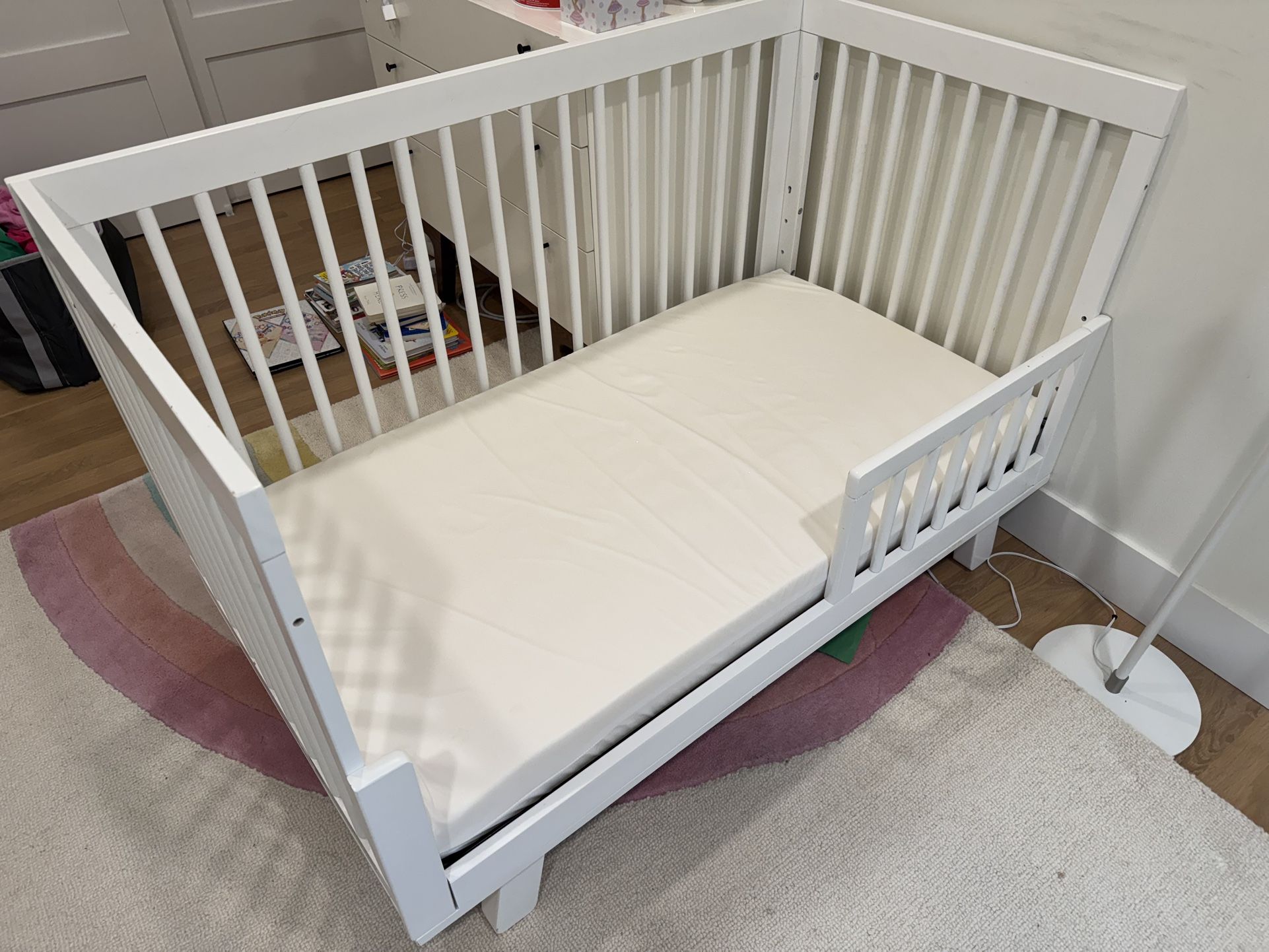 FREE – Babyletto Hudson 3-in-1 Convertible Crib + Mattress