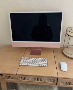 Apple iMac 24-inch Pink with Magic Keyboard and Mouse