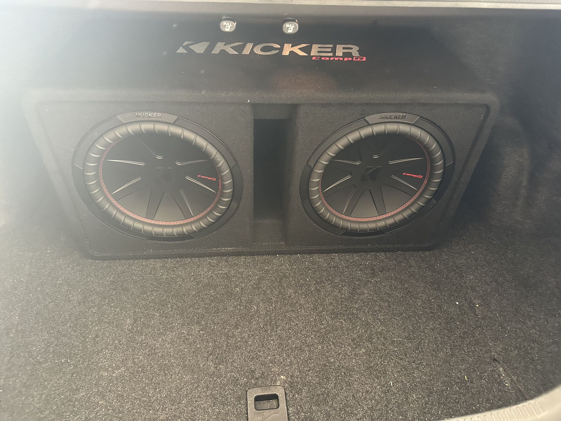 Dual 12 Inch Kicker Subs 