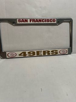 San Francisco 49ers License Plate Frame