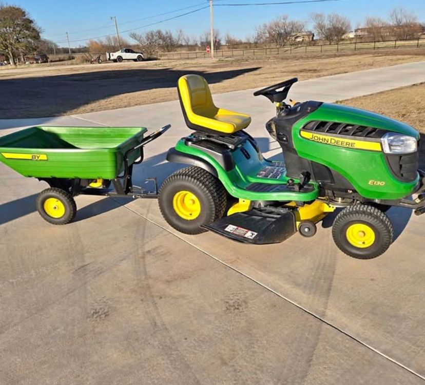John Deere riding mower