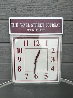 The Wall Street Journal Collectible Wall Clock