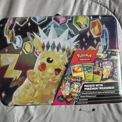 Pokemon 2024 FALL Pikachu Collector's Chest Tin Set