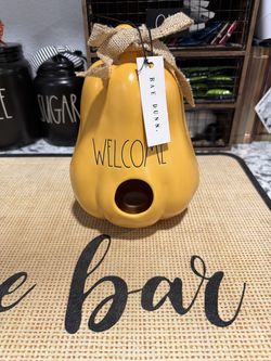 Rae Dunn Gourd Bird House Decor