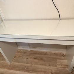 IKEA White MALM desk $45 OBO