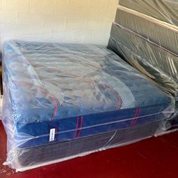 King Size Mattress 15” Sealy Posturepedic Elite Brenham II Medium Direct From Factory, Sealed in Plastic Ready for Same-Day Delivery 🚚
