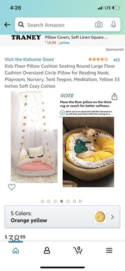 Kid Floor Pillow Or Pet 