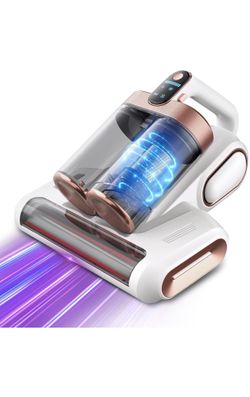 New Cordless Mattress Vacuum Cleaner, 15Kpa Bed Vacuum Cleaner, HEPA Filter & Ultrasonic