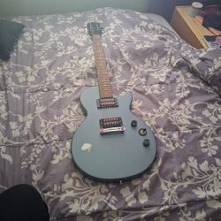 Electric Faded Blue Guitar 