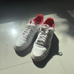 Nike Air Force 1 '07 'White Picante Red'
