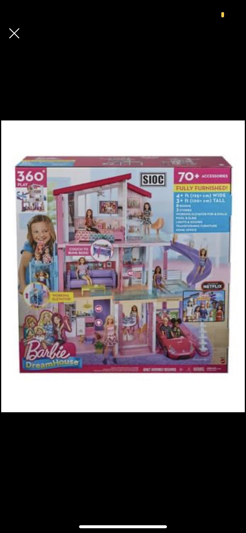 Barbie Dream House 360 Fully Furnished 