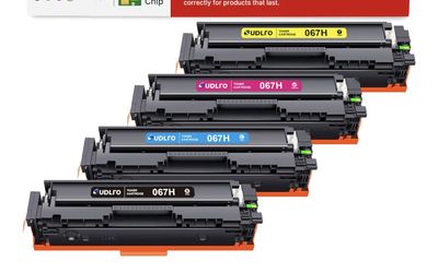 UDLRO 067H Laser Toner Cartridge Set For Canon Black Cyan Magenta Yellow