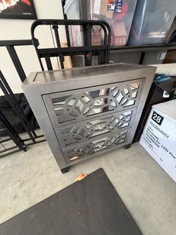 Silver Mirror Dresser