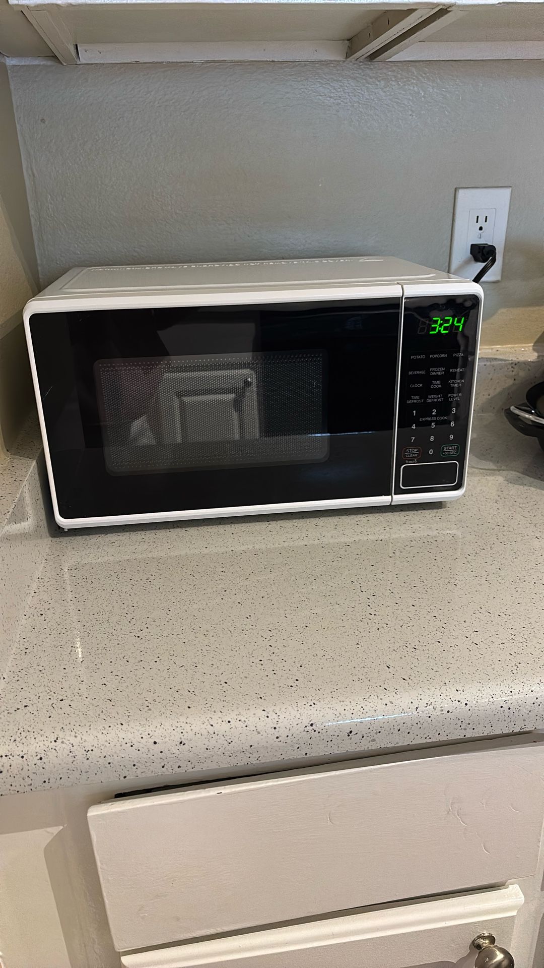 White Microwave