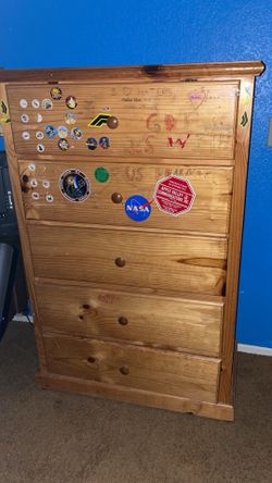 Tall Wood Dresser
