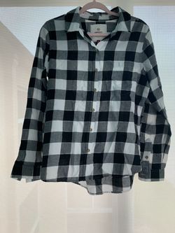 Black and White Plaid Tunic