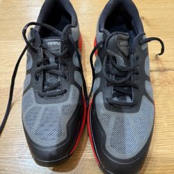 Men’s Men’s Nike Lunar Ascend Mens Golf Shoes Grey Black Red M9