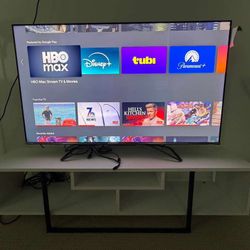 TV with original box + TV Stand for Sale