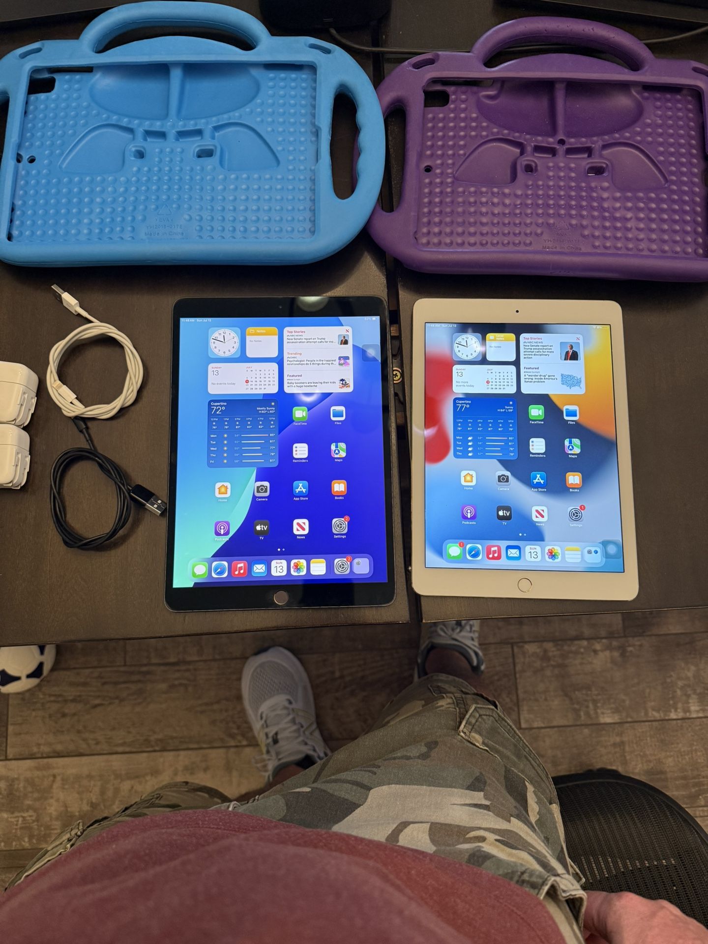 2 iPads For Kids