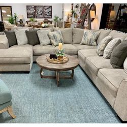 Ardsley Pewter LAF or RAF Sectional /couch /Living room set