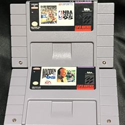 Madden 95/NBA Live 95 Super Nintendo